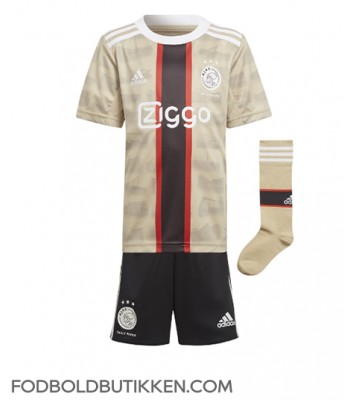 Ajax Steven Bergwijn #7 Tredjetrøje Børn 2022-23 Kortærmet (+ Korte bukser)